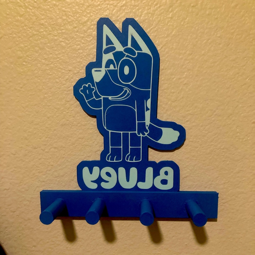 Bluey kids coat hanger